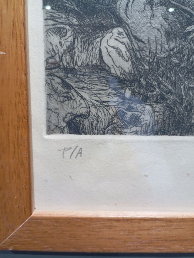 Grabado con firma ilegible