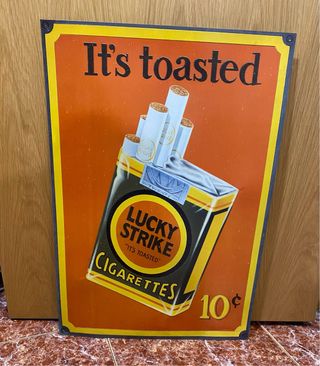 Cartel Chapa Lucky Strike It's Toasted