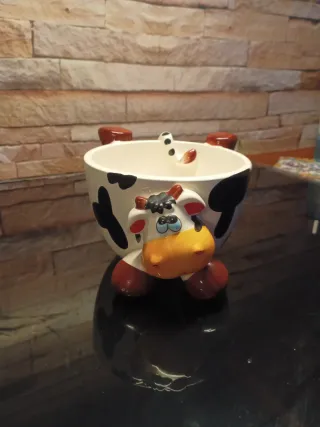 Tazza da colazione mucca simpatica e in ceramica