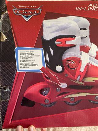 Patines Stamp Cars Disney Niños