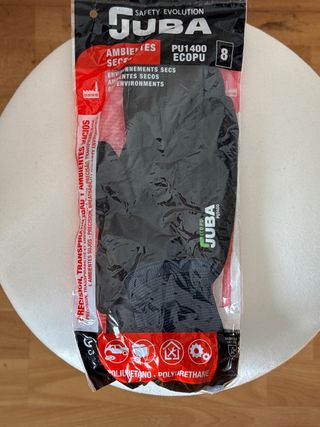 Guantes JubaPU1400 Talla 8
idividual: 2€ todos:10€