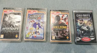 4 Juegos PSP: Resistance, Sonic, Killzone, Call of