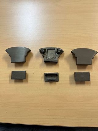 Remates pasamanos aluminio