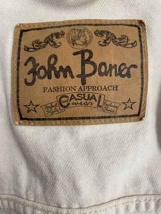 Cazadora Vaquera Jonh Boner T.XL Beige
