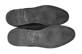 Mocasines de ante negro con hebilla