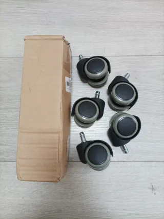5 Ruedas  Silla de Oficina  10 mm y 50mm diametro