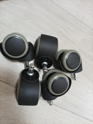 5 Ruedas  Silla de Oficina  10 mm y 50mm diametro