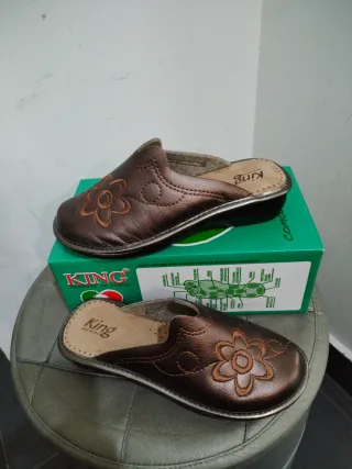 King Shoes Pantofole Donna Made in Italia 38