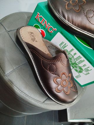 King Shoes Pantofole Donna Made in Italia 38