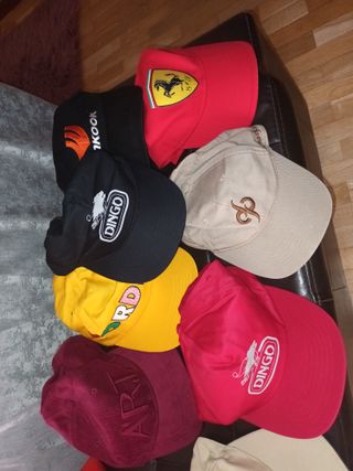 Lote de 12 gorras variadas