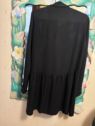 Camicia lunga invernale nera