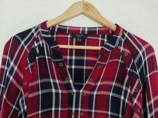 Camisa cuadros October Woman Talla M