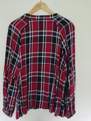Camisa cuadros October Woman Talla M