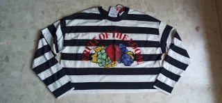 Blusa Fruit of the Loom Rayas Talla L