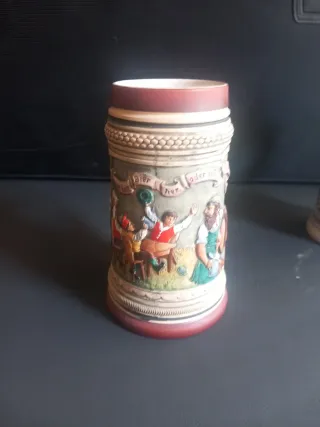 Boccale di birra tedesco in ceramica Oktoberfest