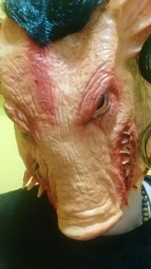 Máscara Cerdo Saw Halloween