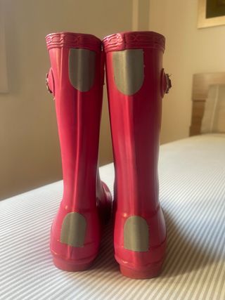 Botas de agua Hunter niña rosas talla X