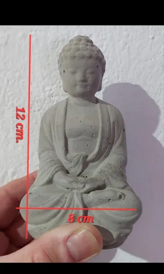 BONSAI Figura Buda Hormigón