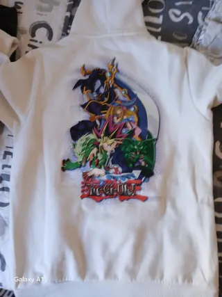 Sudadera Yu-Gi-Oh! Blanca