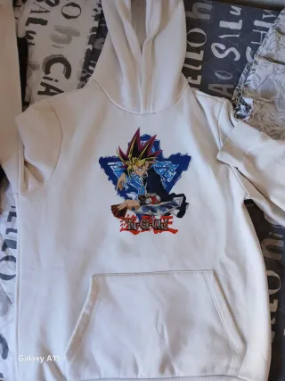 Sudadera Yu-Gi-Oh! Blanca