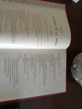 Textos de l'ordre de la Missa