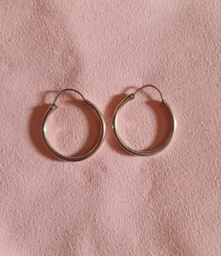 Aros de plata