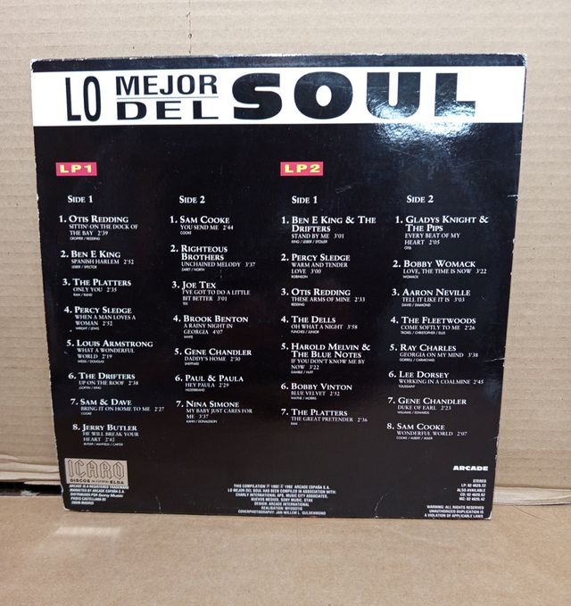 Lo Mejor Del Soul 2xLP Vinilo