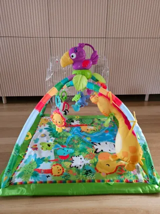 Gimnasio Alfombra Juego Bebé Animales