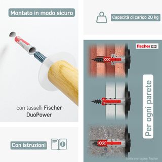 Borgen Supporto Bici da Parete GC019