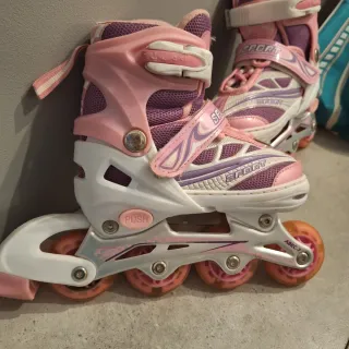 Patines niña ajustables 31-34 con luces