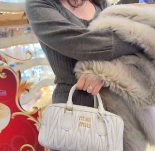 Borsa Miu Miu bianca
