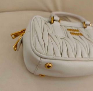 Borsa Miu Miu bianca