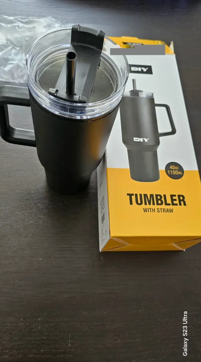 Vaso tipo Stanley 1150ml con pajita NUEVO