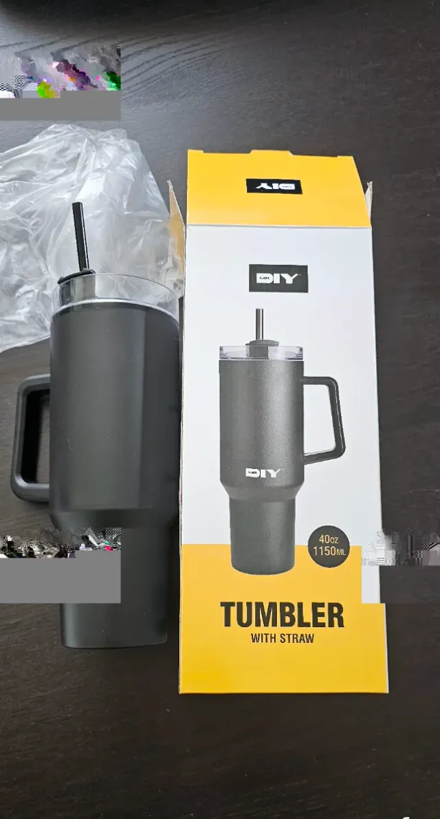 Vaso tipo Stanley 1150ml con pajita NUEVO