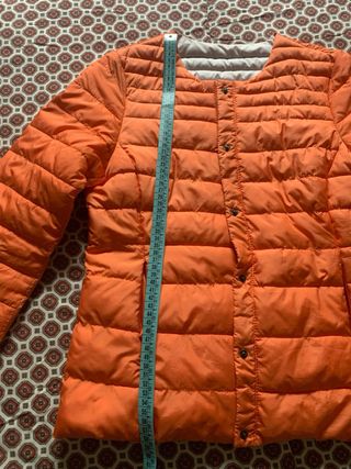 Giacca donna trapuntata leggera arancione
