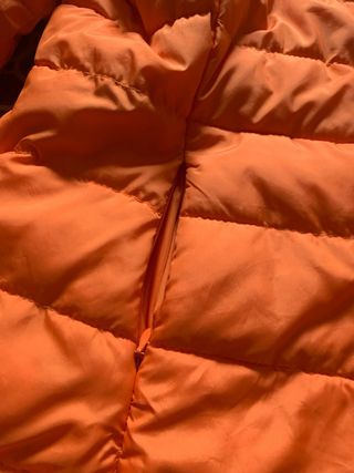 Giacca donna trapuntata leggera arancione