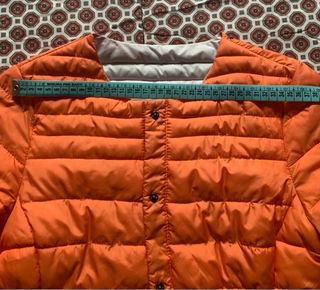 Giacca donna trapuntata leggera arancione