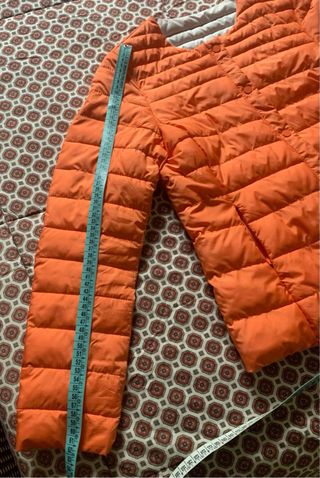 Giacca donna trapuntata leggera arancione