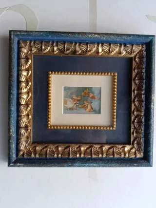 Cuadros Antiguos y Cornucopias Decorativas