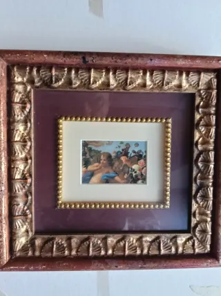 Cuadros Antiguos y Cornucopias Decorativas