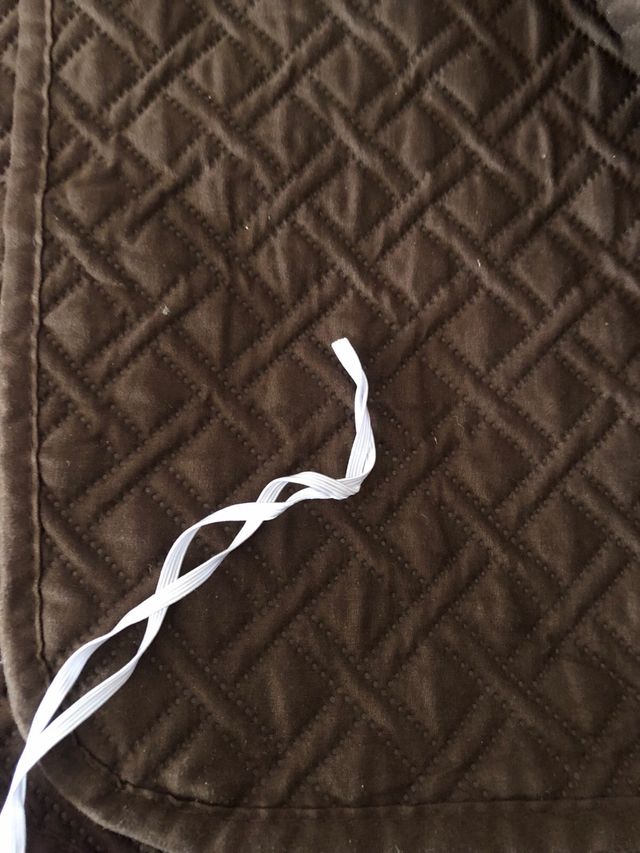 Funda Chaise Longue Acolchada Marrón