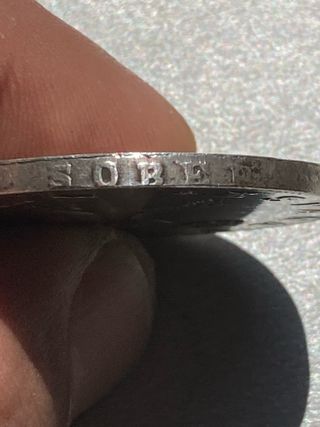 Moneda 5 Pesetas Plata 1869 Ley 900 Milesimas