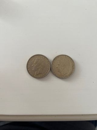 2 Monedas 100 Pesetas 1984 Juan Carlos Rey