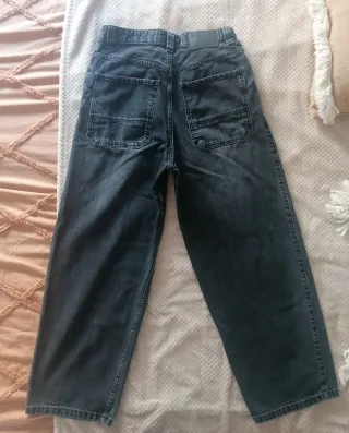 Pantalón vaquero Pull&Bear hombre negro T.38