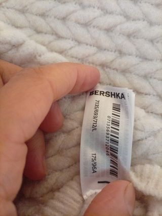 Jersey Bershka Beige Texturizado