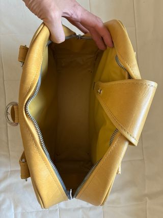 Bolso vintage dorado/mostaza