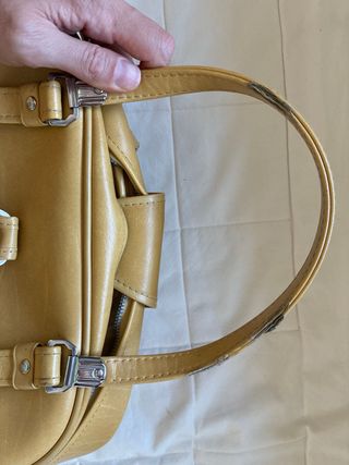 Bolso vintage dorado/mostaza