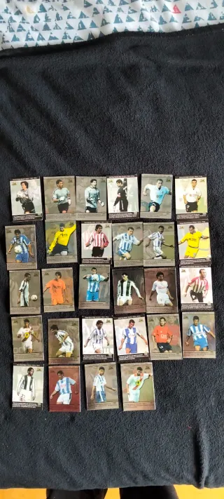 Lote 135 cromos fútbol antiguos