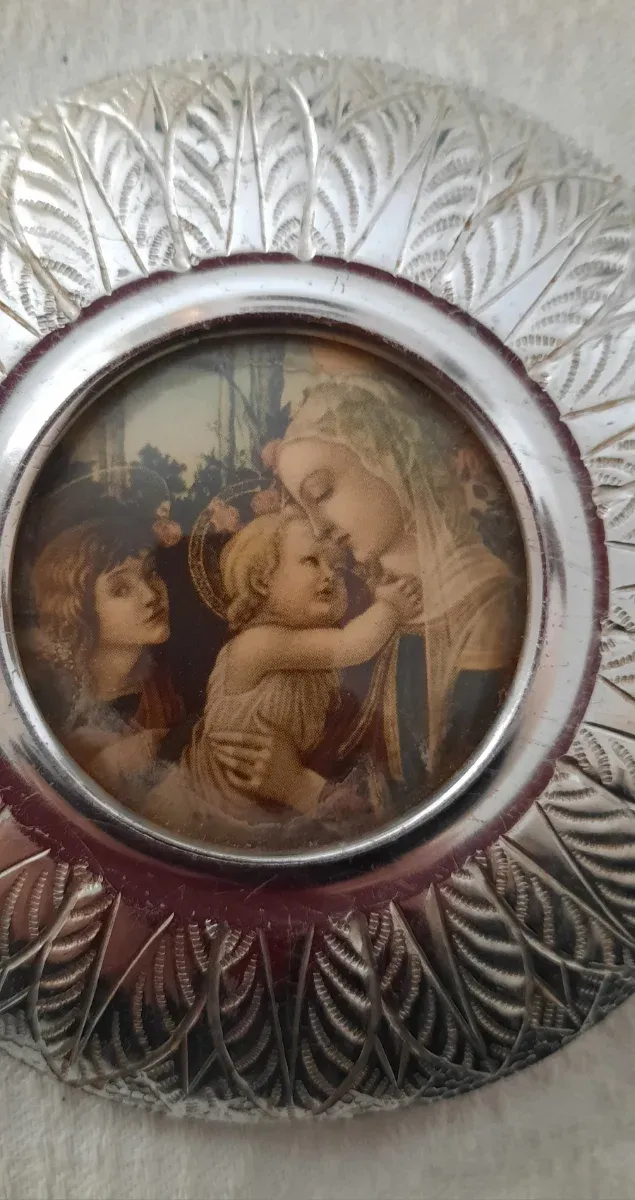 2 Cuadros Redondos Antiguos