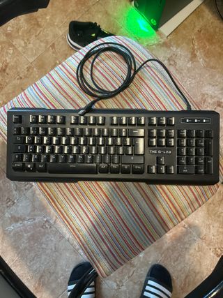 Teclado Gaming THE G-LAB Negro